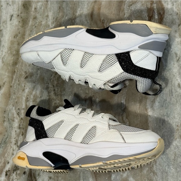 Women’s P448 Luke white glitzy chunky sneakers- Size 37 - Picture 2 of 13